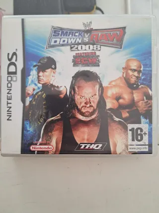 Caja Smackdown vs Raw 2008 Nintendo DS