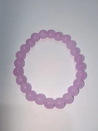 Bracciale con pietre colorate lilla