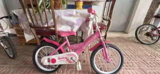 Bicicleta infantil rosa Fantasy