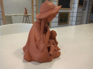 ESCULTURA DE ARCILLA ARTE ANDINO