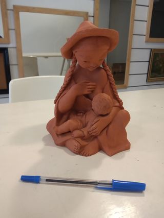 ESCULTURA DE ARCILLA ARTE ANDINO