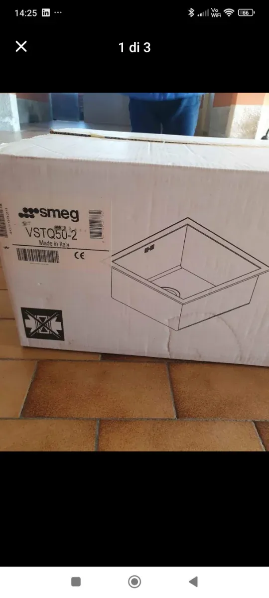 Fregadero Smeg VSTQ50-2