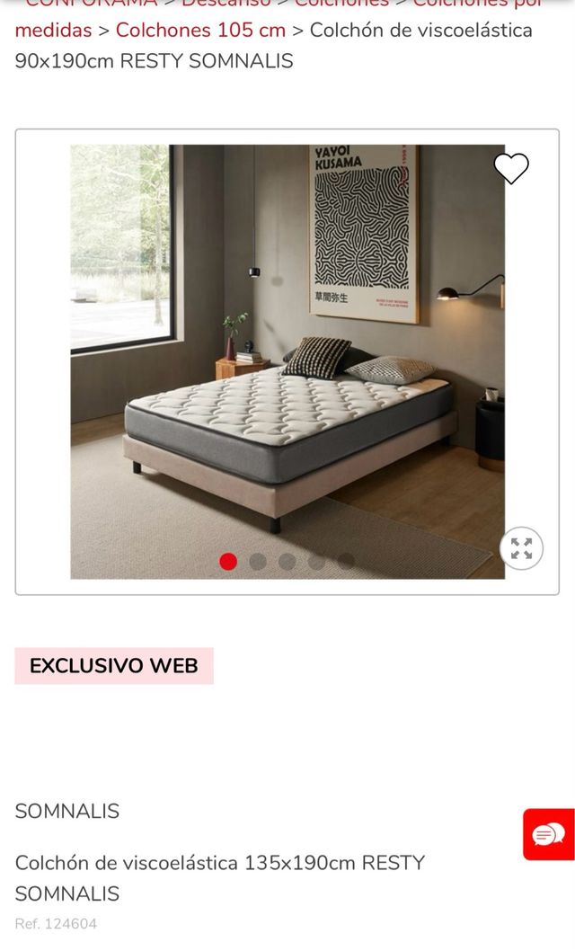 MATERASSO IN MEMORY FOAM ARROTOLATO 150x200. RIF. N