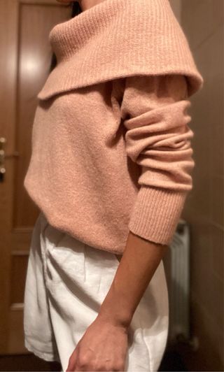 Jersey Uniqlo 60% Lana Rosa