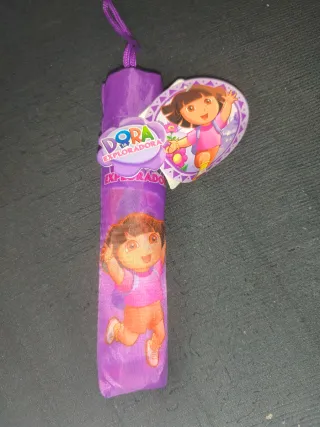 Paraguas Dora la Exploradora morado