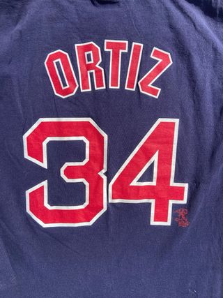 Camiseta Vintage Boston Red Sox Ortiz Majestic 