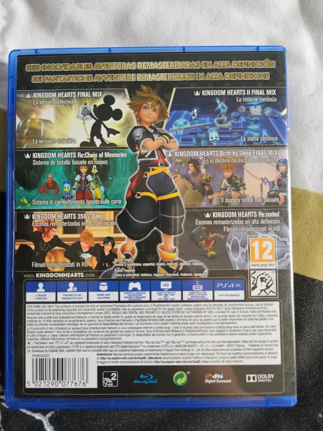 Kingdom Hearts HD 1.5 + 2.5 Remix PS4