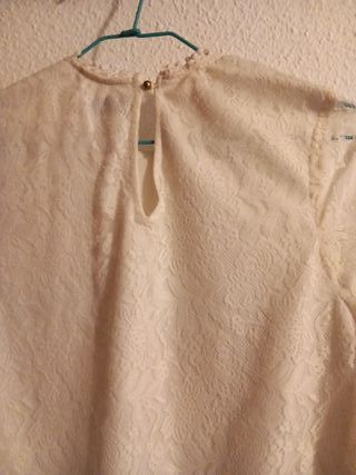 BLUSA DE VESTIR DE ENCAJE TALLA 40 NOENVIO 
