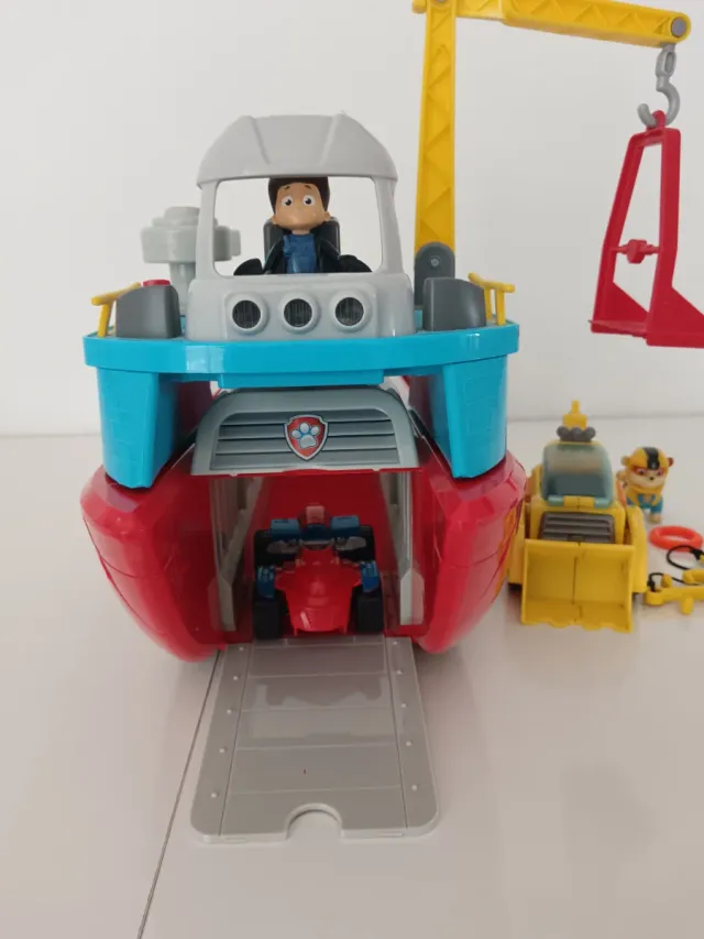 Barco Patrulla Canina con accesorios