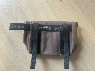 Bolsa manillar Brompton original marrón