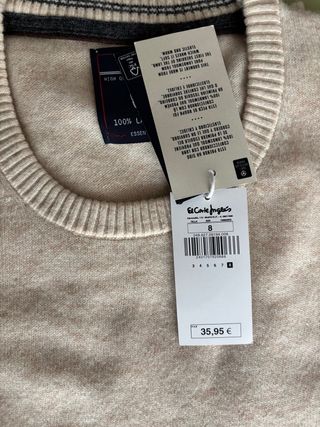 Jersey de Dustin 100% lana de cordero beige