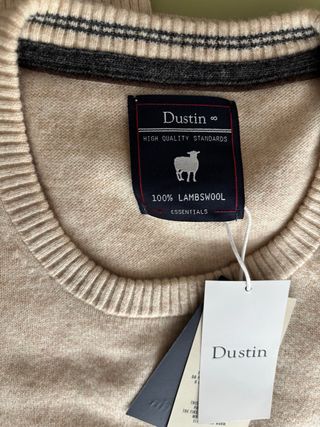 Jersey de Dustin 100% lana de cordero beige