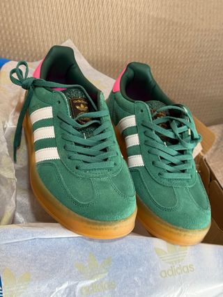 Adidas Gazelle Verde y Rosa