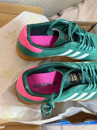 Adidas Gazelle Verde y Rosa