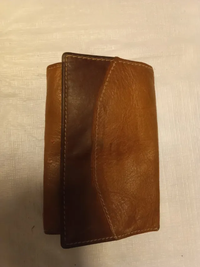 Llavero de cuero vintage