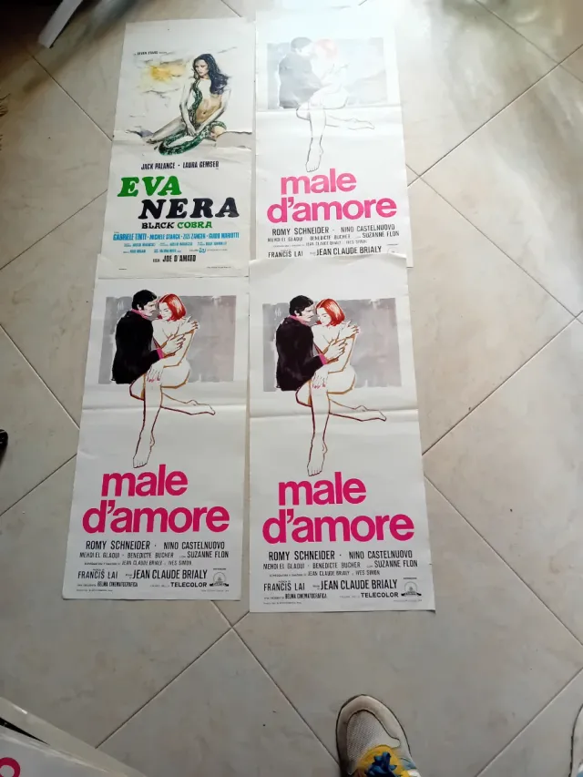 Locandine Cinema Eva Nera e Male d'Amore