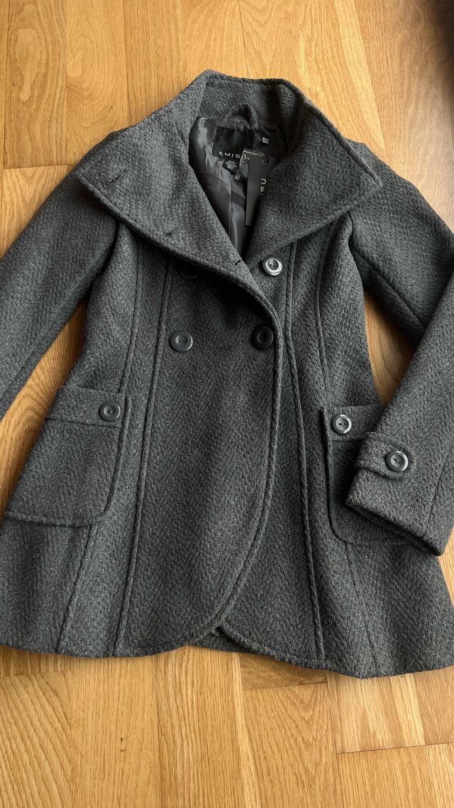 Abrigo gris medio “Amisu”