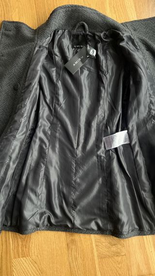 Abrigo gris medio “Amisu”