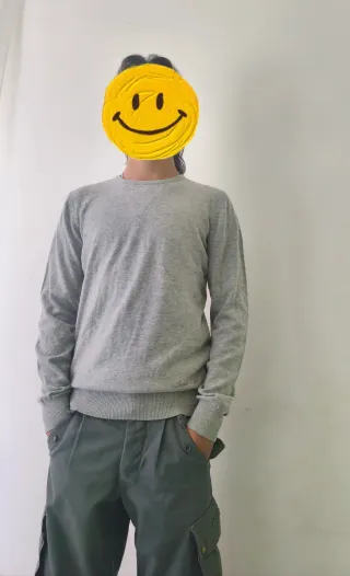 Pullover grigio per bambini