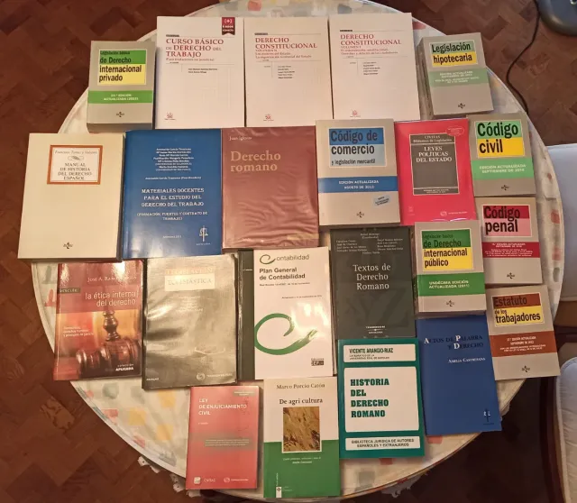 Pack de 20 libros Derecho