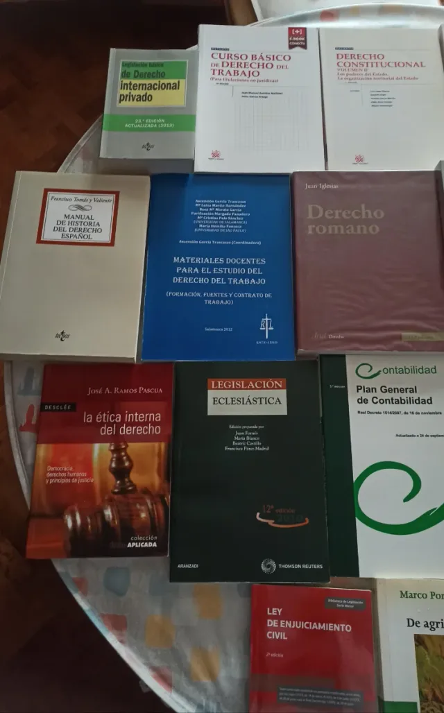 Pack de 20 libros Derecho