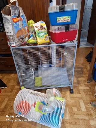 Jaulas para roedores (grande y pequeña)