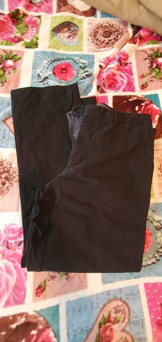 Pantaloni Uomo Blu Taglia 52