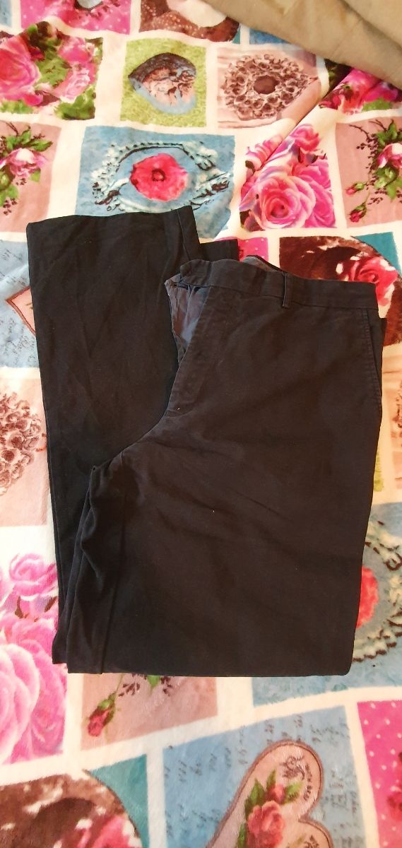 Pantaloni Uomo Blu Taglia 52