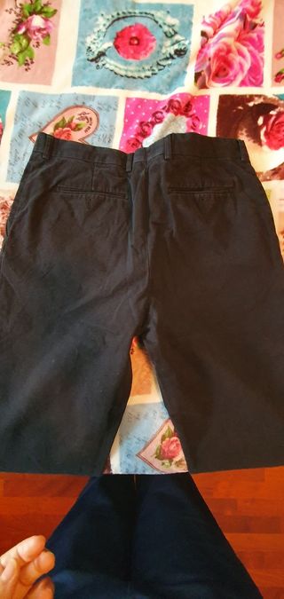 Pantaloni Uomo Blu Taglia 52