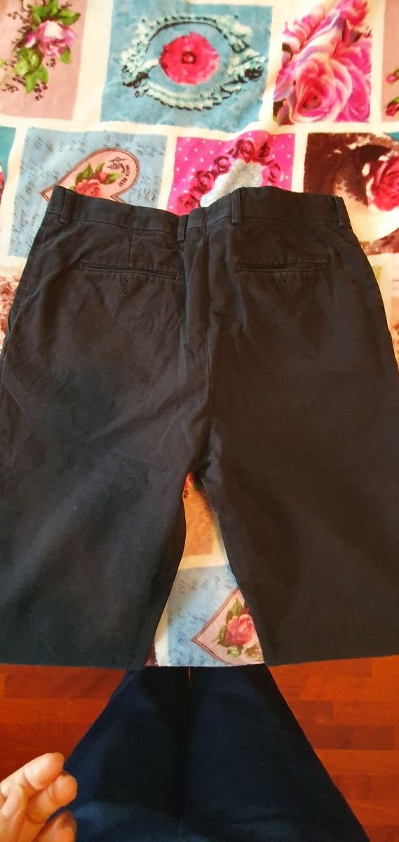 Pantaloni Uomo Blu Taglia 52