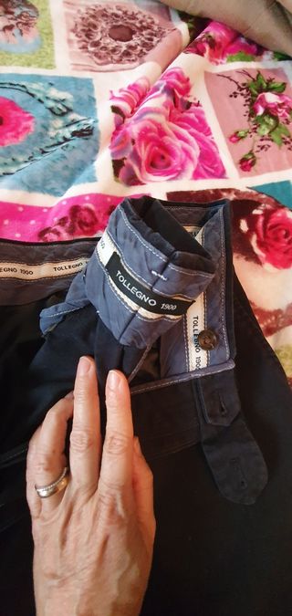 Pantaloni Uomo Blu Taglia 52