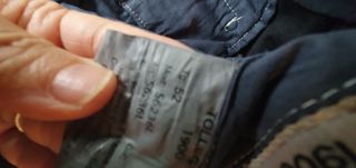 Pantaloni Uomo Blu Taglia 52