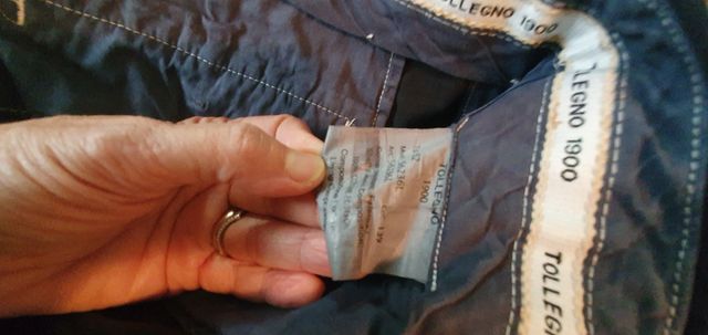 Pantaloni Uomo Blu Taglia 52