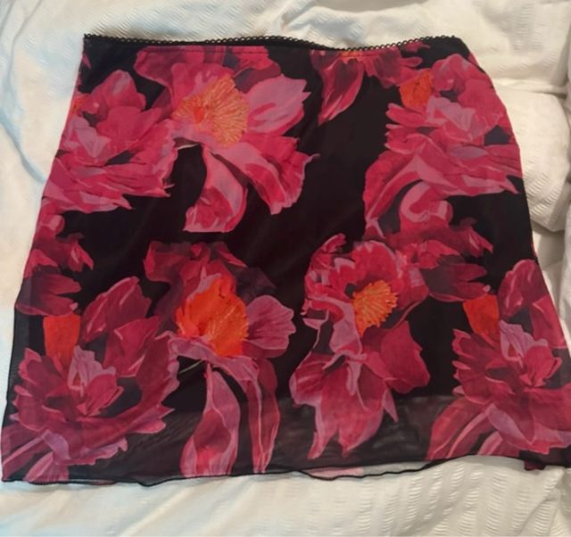 Falda mini Shein floral