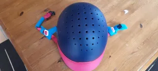Casco Equitación Adulto/Niño Azul y Rosa