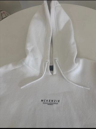 Sudadera McKen Blanca Talla XL de niño 