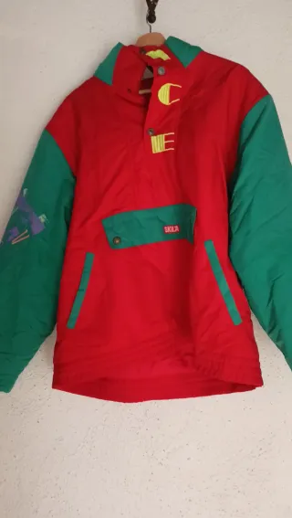 Chaqueta Retro SKILA Roja y Verde
