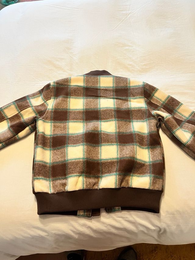 Chaqueta Bomber Lana Lee Beige/Marrón