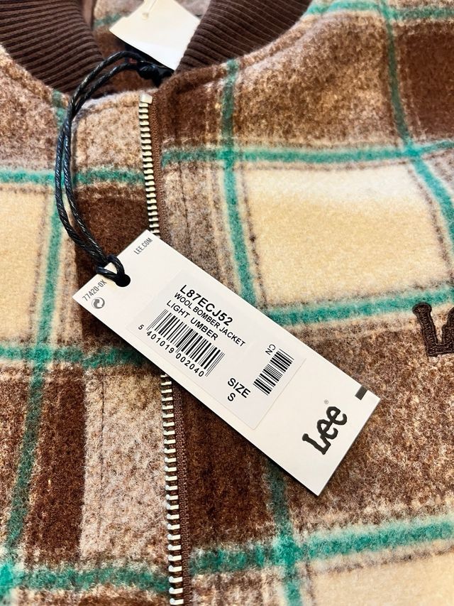 Chaqueta Bomber Lana Lee Beige/Marrón