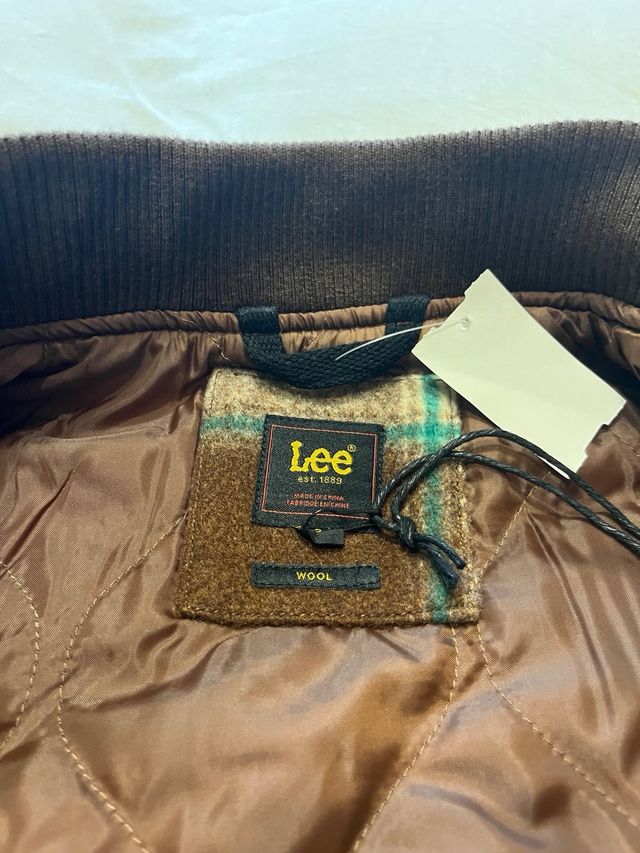 Chaqueta Bomber Lana Lee Beige/Marrón