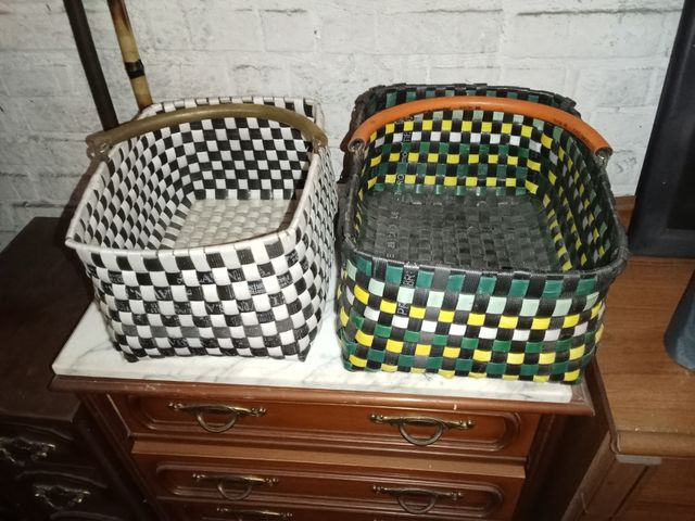Cestas artesanales tejidas