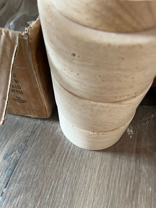 Aplique piedra natural y madera