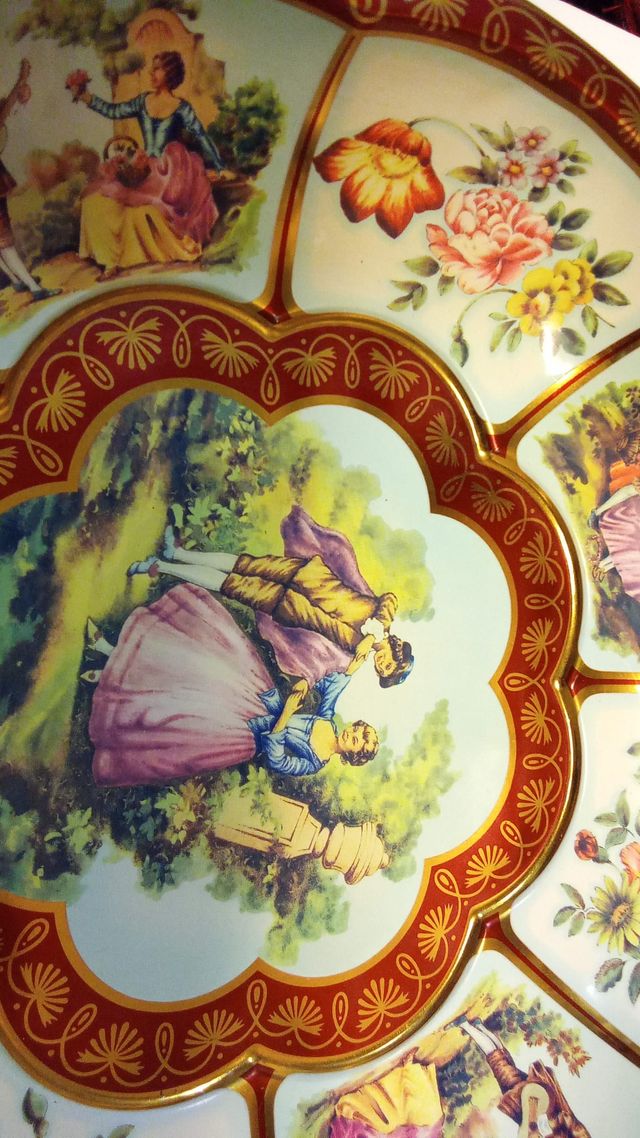 Plato decorativo Daher inglés porcelana