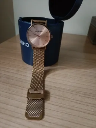 Reloj Mr. Boho Dorado y Rosa