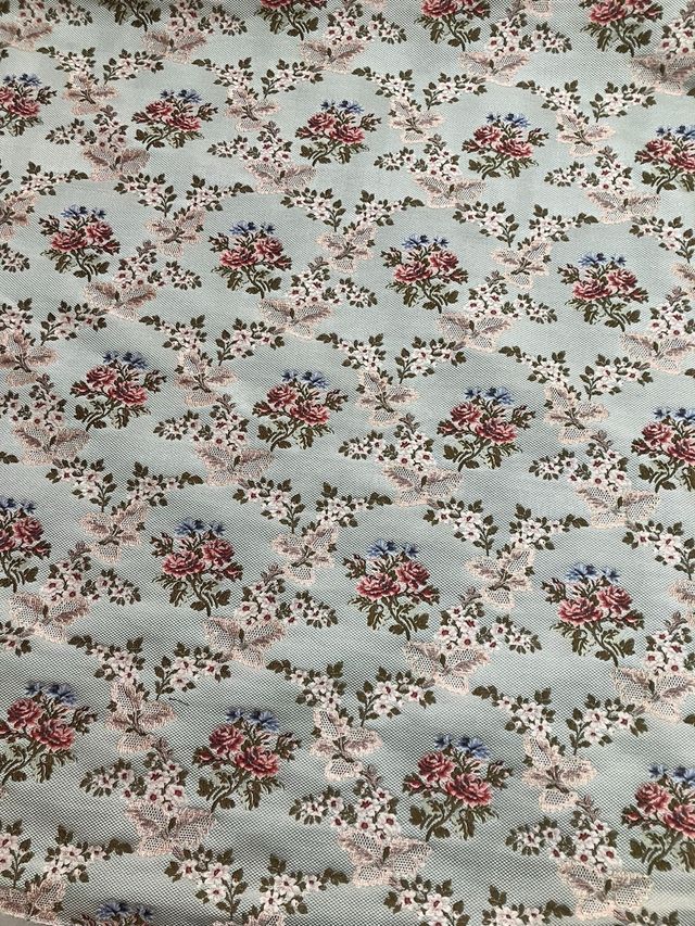 Tejido fallera alicantina floral