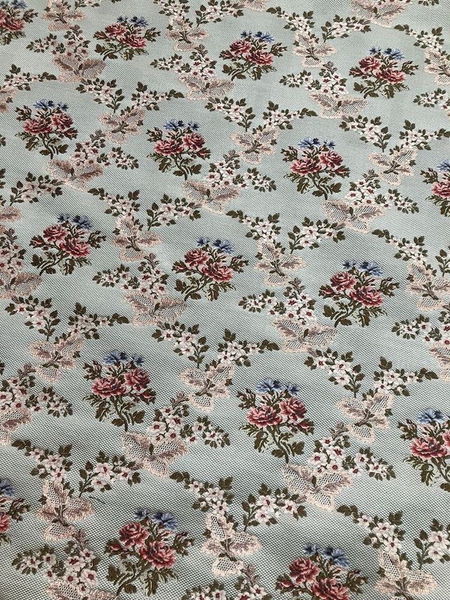 Tejido fallera alicantina floral