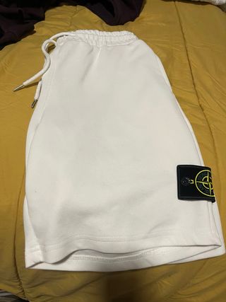 Stone Island Bermuda Blanca Talla M