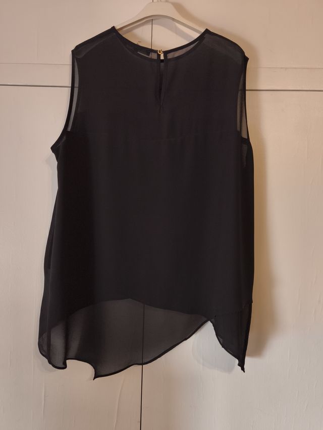 Blusa vestir negra