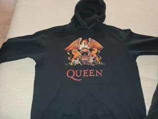 Sudadera Queen Talla XL Negra