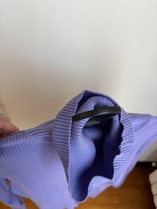 Maglioncino lilla collo alto taglia S
